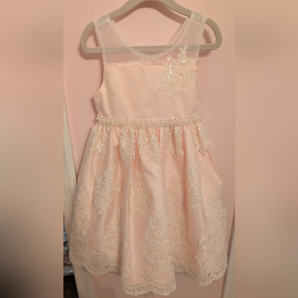 Gorgeous Blush Lace Dress